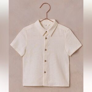 Noralee cream linen button up